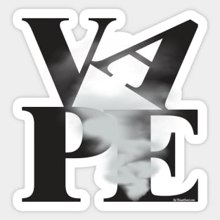 Vaping | Pop 70's Style VAPE -Cloud Sticker
